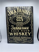 Jack Daniels Whiskey sign - metal