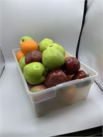 Box artificial fruit