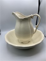 Bowl and Pitcher and Porcelain Potty