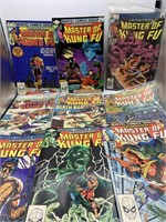 15 Master if Kung Fu Comic Books
