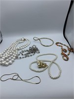 Several necklaces