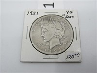 1921 Silver Peace Dollar  ***Tax Exempt***