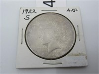 1922-S Silver Peace Dollar  ***Tax Exempt***