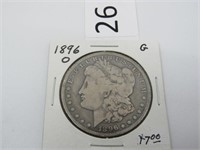1896-O Silver Morgan Dollar  ***Tax Exempt***
