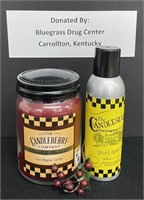 Candleberry Hot Maple Toddy Candle/Apple Pie Fraga