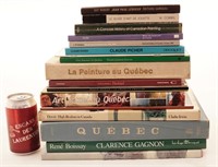 Gros lot de livres sur la peinture au Canada