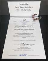 Carter Caves St. Park; Olive Hill, KY-1 Night Stay
