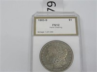 1903-S Silver Morgan Dollar Graded FN 12