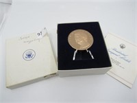 1977 Presidential Inaugural Medal w/COA