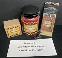 Candleberry Set-Candle/Wax Melt/Car Freshner