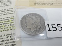 1893-S Morgan Silver Dollar, Possibly An Altered