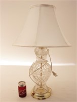 lampe de table en cristal