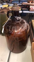 vintage glallon clorox bottle