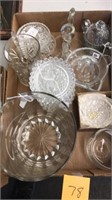 box of glass items