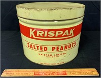 NEAT KRIS PAK SALTED PEANUTS VINTAGE ADVERTISING