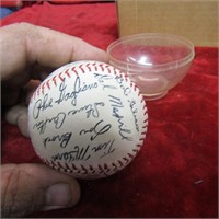 1970 St Louis Cardinals faux signed baseball.