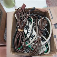Box of cords and outlets.