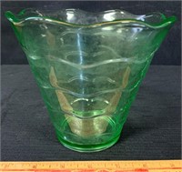 NICE MID CENTURY URANIUM GLASS VASE