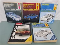 5 Automotive Repair Manuals
