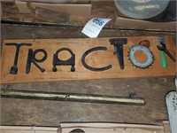 HOMEMADE TRACTOR SIGN
