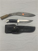 Buck knife and bolo knife for one money