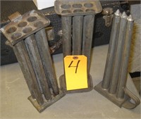 3 ANTIQUE CANDLE MOLDS