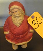 ANTIQUE PAPER MACHE SANTA