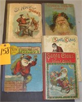 5 ANTIQUE CHRISTMAS BOOKS