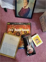 COLLECTION OF ELVIS - ALBUMS- LETTER AND MORE