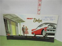 1957 DODGE CAR DEALERSHIP BROCHURE