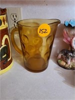 AMBER WATER PITCHER