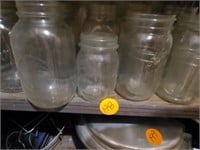 SHELF COLLECTION OF MISC. JARS