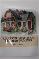 ADULT COLORING BOOK / COLOR BY NUMBERS