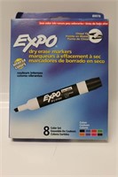 8 / EXPO DRY ERASE MARKERS / CHISEL TIP