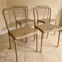 Vintage Set of 4 Cosco Folding Chairs