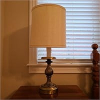 Vintage Brass Accent Lamp w/ Drip Neck
