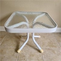 Small Rounded Square Patio Table