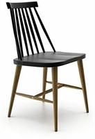 Spindle Dining Chair, Set of 2, Black