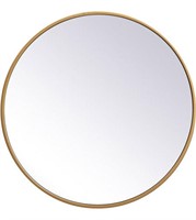 Eternity 21 X 21 inch Brass Wall Mirror