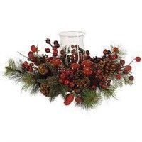 Faux Holiday Candelabrum