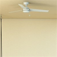 Cassius White Indoor/Outdoor Ceiling Fan
