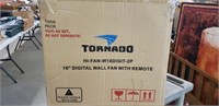 16" Digital wall fan w/ remote