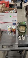 Lot of Easter eggs,soap making toppers,frog