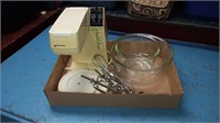 Vintage Black & Decker mixer with two bowls and