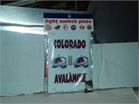 Colorado Avalanche light switch plate