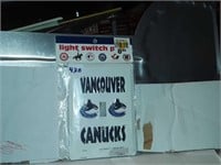 Vancouver Canucks light switch plate