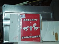 Calgary Stampeders light switch plate