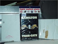 Hamilton tiger-cats light switch plate