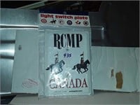 RCMP Canada light switch plate