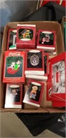 Lot of Hallmark Ornaments and picture frames